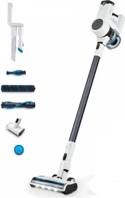 Produktbild von hoogo S4, Stabstaubsauger, Beutellos, Graphit, Weiß, 0,4 l, Rechteckig, 16,666667 l/s