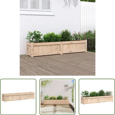 Immagine prodotto di The Living Store Fioriera 150x31x31 cm in legno di pino massiccio