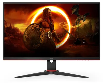 Zdjęcie produktu dla AOC G2 Q27G2E/BK, 68,6 cm (27"), 2560 x 1440 px, Quad HD, 4 ms, Czarny, Czerwony