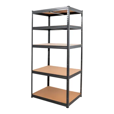 Zdjęcie produktu dla STIER Regał z półkami, nośność półki 350 kg, nośność pola 1750 kg, wys. x szer. x gł. 1800 x 900 x 600 mm, stabilna stalowa rama, 5 półek
