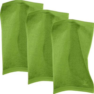 Produktbild von Möve Gästetuch Superwuschel" 3er-Pack apfelgrün 30x50 cm"