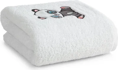 Zdjęcie produktu dla Eurofirany 472503, 50 x 90 cm, Bawełna, Biały, 1 szt.