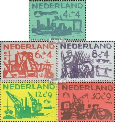 Produktbild von Briefmarken Niederlande 1959 Mi 730-734 (kompl.Ausg.) postfrisch Arbeiten am Deltawerk