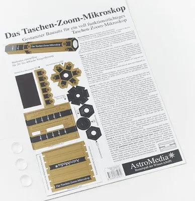 Produktbild von AstroMedia Bausatz Taschen-Zoom-Mikroskop