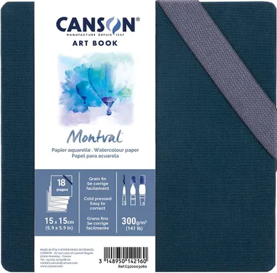 Productafbeelding van CANSON C520003060 CANSON Schetsboek ART BOOK Montval, harmonica-binding, 150 x 150 mm