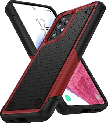 Two phone cases are shown diagonally on a white background.