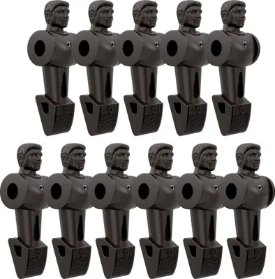 Produktbild von Sportime Kickerfigur "Hurricane", Black Hurricane, 11er Team inkl. Splinte