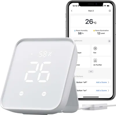 Obrázek produktu pro SwitchBot Hub 2 IR vysílací systém Termo-hygrometr
