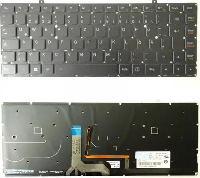 Produktbild von Tastatur für IBM Lenovo IdeaPad Yoga 2 pro 13 Serie DE Keyboard mit Beleuchtung