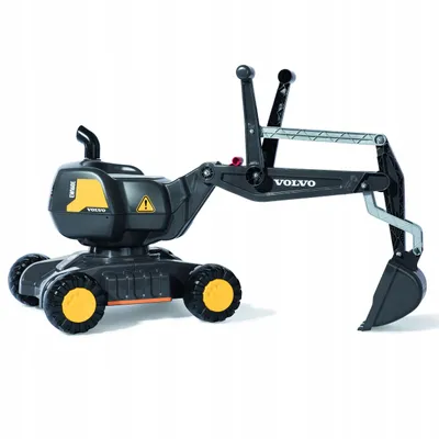 Immagine prodotto di Rolly Toys Volvo rollyDigger Escavatore semovente - Veicolo giocattolo girevole nero