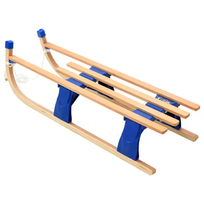 Produktbild von vidaXL Klappschlitten Holz 110 cm