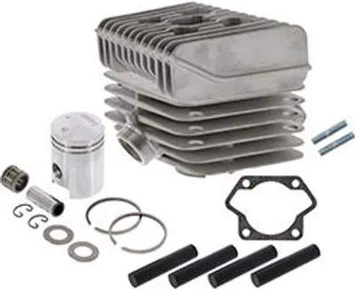 Produktbild von Set: 50ccm Standardzylinder komplett mit Ø 38,00mm Kolben und Zylinderkopf - 60km/h - Simson S 51, KR51/2, SR 50