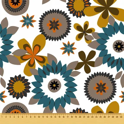 Immagine prodotto di OUTDOOR DECOSTOFFE OXFORD - Motivo fiori colorati I DR045