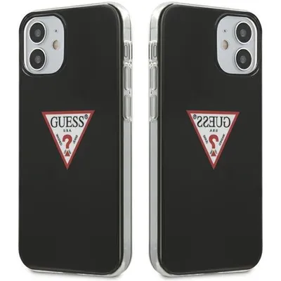 Produktbild von Guess Guhcp12Spcuctlbk Iphone 12 Mini 5,4"" Czarny/Schwarz Hardcase Triangle Collection