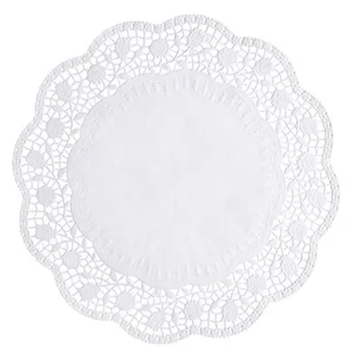 Produktbild von Papstar Tortenspitzen rund Ø 36 cm weiß, 20 x 100 Stück