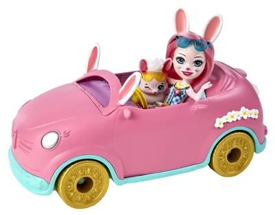 Produktbild von Enchantimals Auto inkl. Bree Bunny, Tierfreund Twist & Zubehör