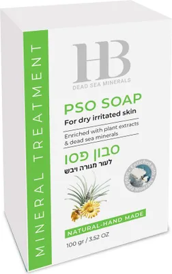 Produktbild von Handgemachte hypoallergene Pflegeseife für die tägliche Pflege psoriatischer Haut 100 g