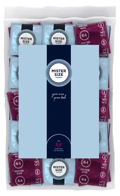 Produktbild von 100er Mister Size Kondome - 64mm - deine individuelle Größe