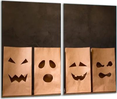 Obrázek produktu pro Krycí desky na sporák 2 kusy 30x52 sklokeramický kryt varné desky Halloweeen
