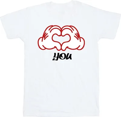 Produktbild von Disney - "Love You Hands" T-Shirt für Herren BI42315 (S) (Weiß)