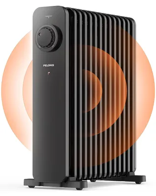 Produktbild von PELONIS 2500W Ölradiator Energiesparend, 13 Rippen Elektroheizung, Mobile Elektr
