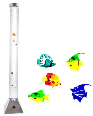 Produktbild von LED-RGB Stehleuchte, Fische, Farbwechsler, H 120cm