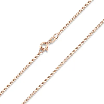 Produktbild von MATERIA by Matthias Wagner Rosegold Panzerkette 925 Silber rosevergoldet 1,7mm K13
