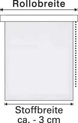 Zdjęcie produktu dla Gardinia EASYFIX Rollo Thermo ENERGIESPAREND 244 weiß 40 x 150 cm