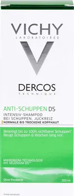 Produktbild von Vichy 3337871330262, Unisex, Shampoo, trockenes Haar, 200 ml, Antischuppen, Flasche