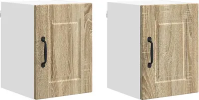 Zdjęcie produktu dla Szafka ścienna PORTO 2 pcs Dąb Sonoma 30 x 31 x 40 cm