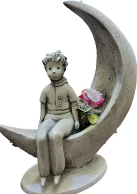 Produktbild von Der Kleine Prinz für den Garten Vorgarten oder Innenbereich bestens Geeignet Frostfest Witterungsbeständig und Neu 45cm H, V-116024