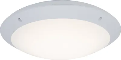 Produktbild von BRILLIANT weiße LED Deckenleuchte für Außen | Deckenlampe IP66 | 12W 1400 Lumen 4000 Kelvin | Kunststoff