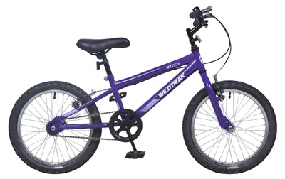 Immagine prodotto di Bicicletta per bambini, 18 pollici, con freni regolabili, color lilla