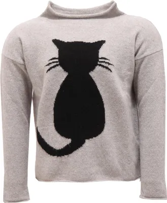 Obrázek produktu pro 2715V maglione bimba IL GUFO lana šedý vlněný svetr holka dítě
