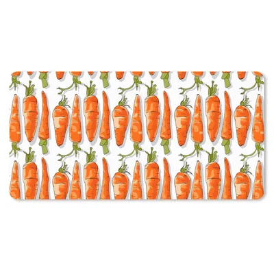 Produktbild von MuchoWow® Schreibtischunterlage Karotte - Gemüse - Muster 80x40 cm - XXL Mauspad - Gaming Mauspad