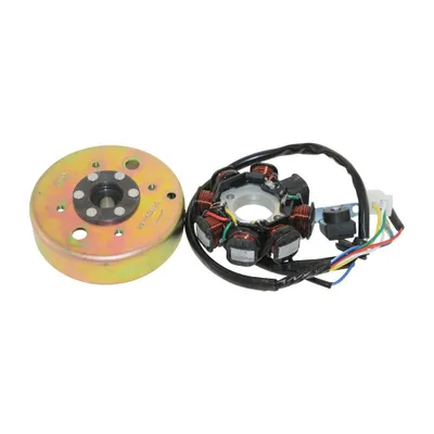 Produktbild von Kompletny alternator do skuterów 50cc 4T China, GY6, QMA, QMB, Baotian, Rex, MKS, Ering