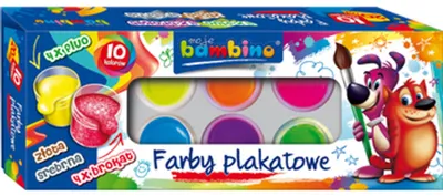 Obrázek produktu pro Plakátové barvy 10 barev 20 ml