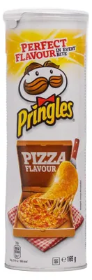 Zdjęcie produktu dla Pringles Pizza Chipsy o smaku pomidorów i oregano 165g