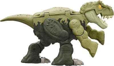 Produktbild von Jurassic World FIERCE CHANGERS DOUBLE DANGER Tyrannosaurus Rex & Ankylosaurus, 6 jaar, Groen, Kunststof