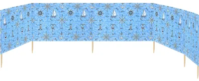 Produktbild von Ladeheid Strand Windschutz Sichtschutz LAEX001 (Marine-64, 12 m)