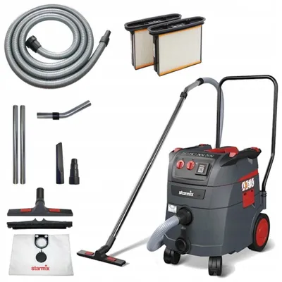 Obrázok produktu pre Starmix L-1635, 1600 W, Bubnový vysávač, Suché a mokré, 35 L, 69 dB, Čierna, Červená