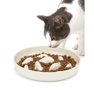 Produktbild von Anti Schling Napf für Katzen und Kleine Hunde, Slow Feeder rutschfest