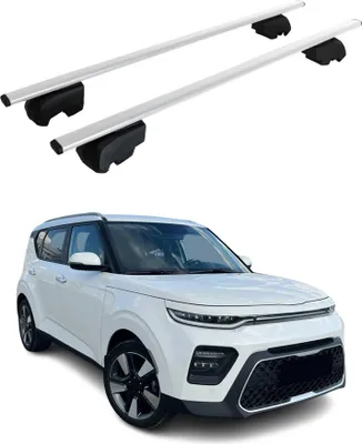 Obrázok produktu pre Strešný nosič pre Kia Soul X-Line 2020-2023 kovovo strieborný ABE 2x