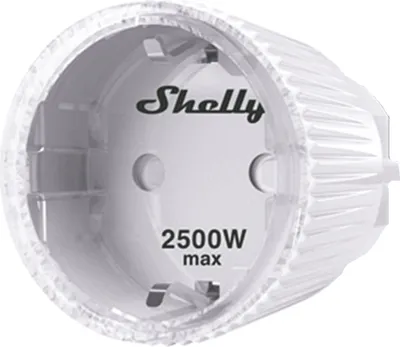 Produktbild von Shelly Plug S - Intelligente Steckdose für Alexa, Google Home, Nest Hub, programmierbare Steckdose mit Sprachsteuerung, Strommessung