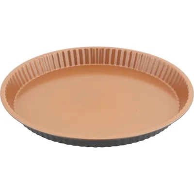 Produktbild von LAMART LT3097 Forma na koláč - uhlíková oceľ, možno umývať v umývačke riadu, medená, strieborná,  Ø31x3 cm