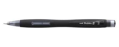 Produktbild von Uni-Ball Shalaku M5-228, Schwarz, Kunststoff, Gummi, Schwarz, HB, 0,5 mm, Rund