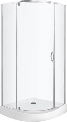 Zdjęcie produktu dla Kabina prysznicowa Kerra Splash 90cm, chrom, z brodzikiem