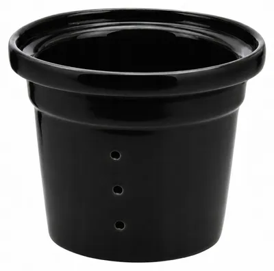 Zdjęcie produktu dla Porcelanowy ZAPARZACZ do herbaty i ziół Czarny Bogucice do zodiak PM51