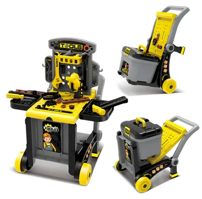Zdjęcie produktu dla Warsztat DIY dla dzieci 3w1 z narzędziami, składany
