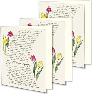 Produktbild von 3er-Set Klappkarten »Osterspaziergang«